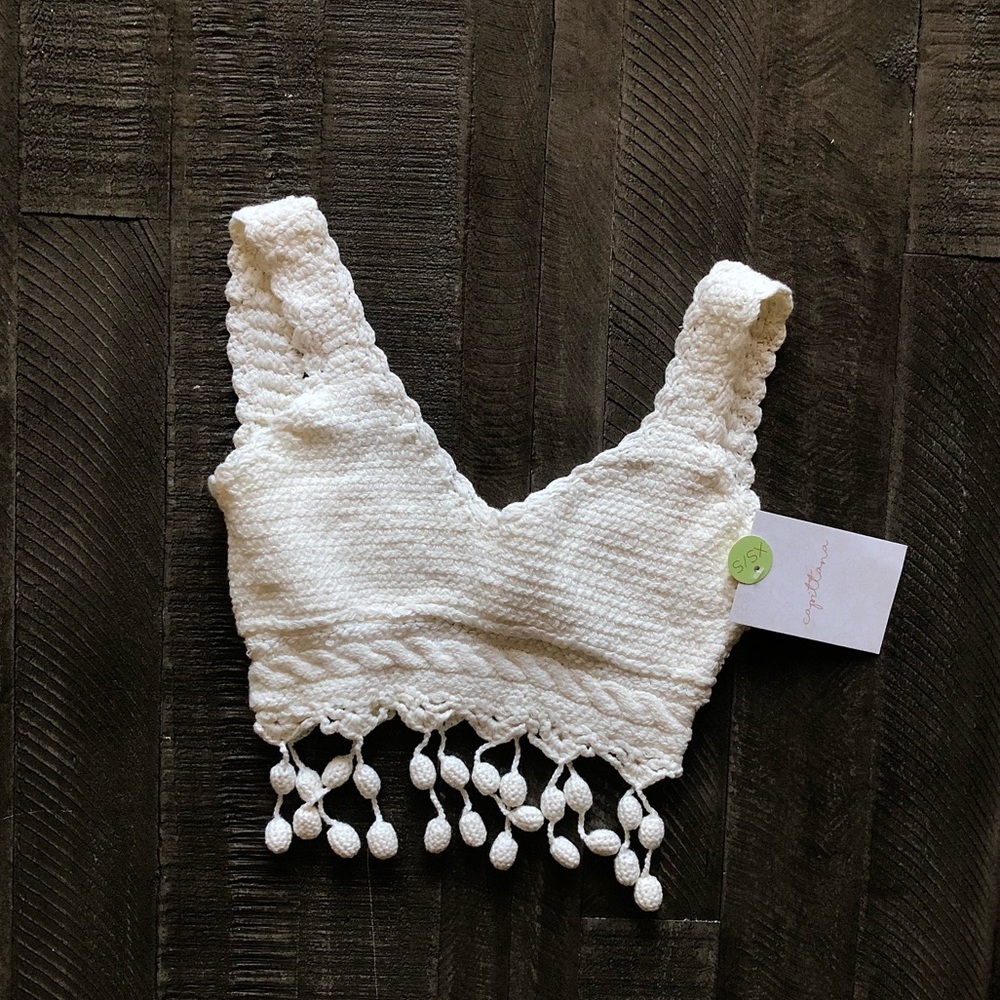 Capittana Miranda Crochet Crop Top